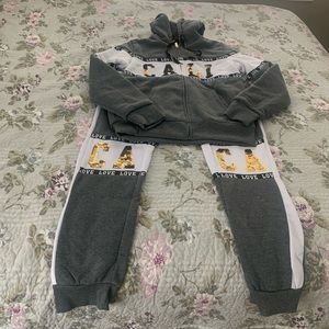Jacket and sweatpants set